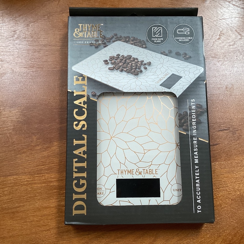 Thyme & Table Luxe Collection Digital Scale New in Box